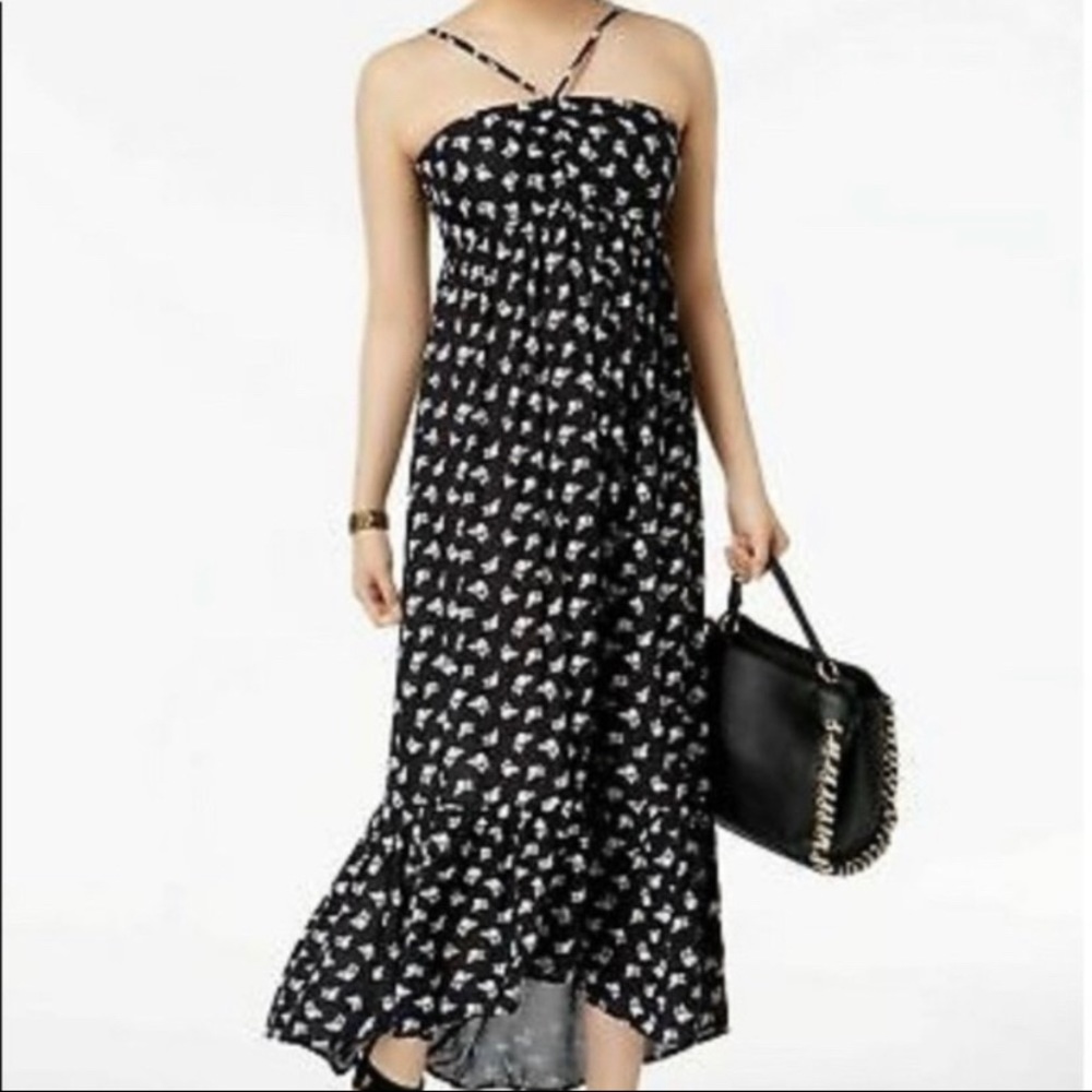 William Rast “Magic Flower“ Printed Hi-Low Dress